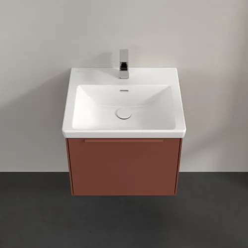 Bild von VILLEROY BOCH Subway 3.0 Waschbeckenunterschrank, 1 Auszug, 523 x 429 x 448 mm, Wine Red #C57902AH