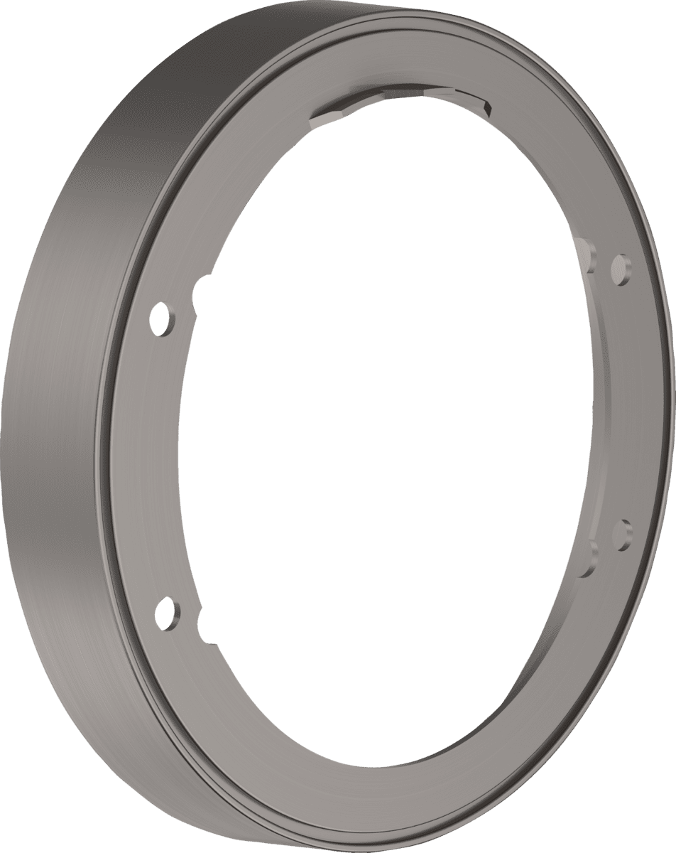 HANSGROHE Verlängerungsrosette Ø 15 cm #13597340 - Brushed Black Chrome