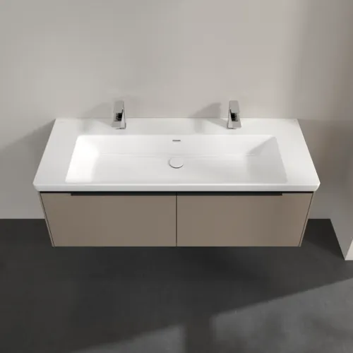 VILLEROY BOCH Subway 3.0 Waschbeckenunterschrank, 2 Auszüge, 1272 x 429 x 478 mm, Taupe #C60101VM, Bild 4