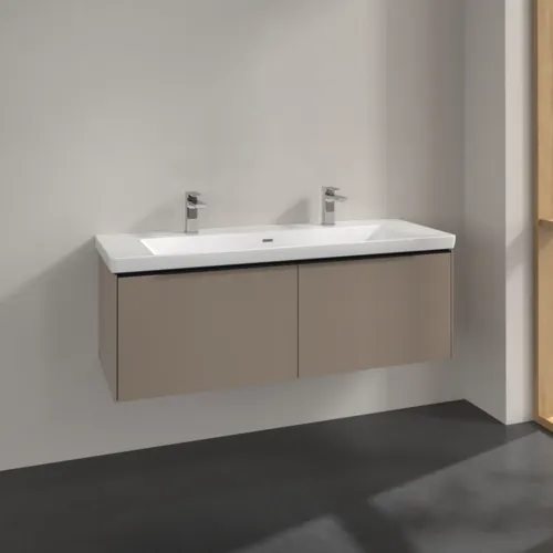 VILLEROY BOCH Subway 3.0 Waschbeckenunterschrank, 2 Auszüge, 1272 x 429 x 478 mm, Taupe #C60101VM, Bild 2