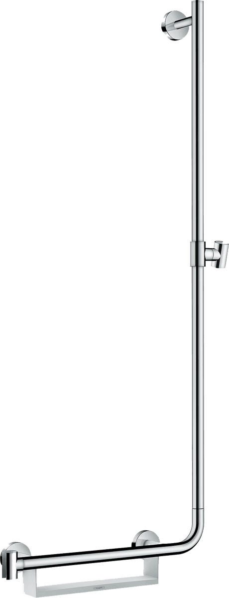 Зображення з  HANSGROHE Unica Shower bar Comfort 110 cm right #26404400 - White/Chrome