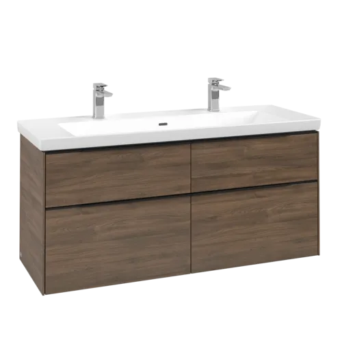 Picture of VILLEROY BOCH Subway 3.0 Vanity unit, 4 pull-out compartments, 1272 x 576 x 478 mm, Arizona Oak #C60201VH