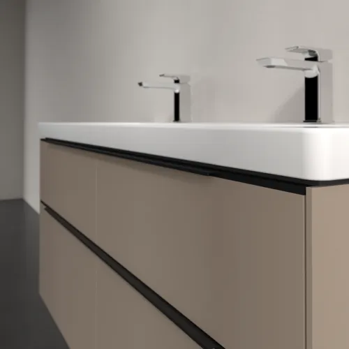 Bild von VILLEROY BOCH Subway 3.0 Waschbeckenunterschrank, 4 Auszüge, 1272 x 576 x 478 mm, Taupe #C60201VM