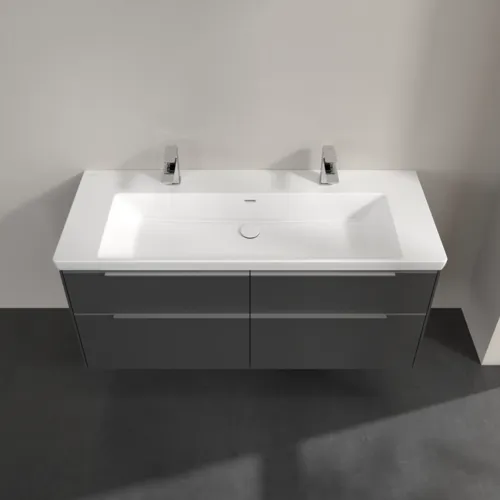 Bild von VILLEROY BOCH Subway 3.0 Waschbeckenunterschrank, mit Beleuchtung, 4 Auszüge, 1272 x 576 x 478 mm, Graphite #C602L0VR