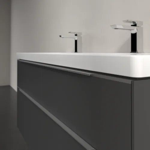 Bild von VILLEROY BOCH Subway 3.0 Waschbeckenunterschrank, mit Beleuchtung, 4 Auszüge, 1272 x 576 x 478 mm, Graphite #C602L0VR