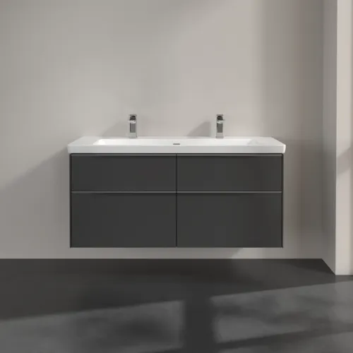Bild von VILLEROY BOCH Subway 3.0 Waschbeckenunterschrank, mit Beleuchtung, 4 Auszüge, 1272 x 576 x 478 mm, Graphite #C602L0VR