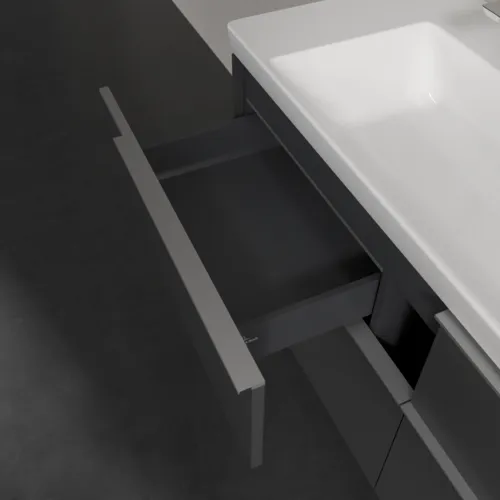 Bild von VILLEROY BOCH Subway 3.0 Waschbeckenunterschrank, mit Beleuchtung, 4 Auszüge, 1272 x 576 x 478 mm, Graphite #C602L0VR