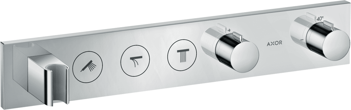 HANSGROHE AXOR ShowerSolutions Termostatik modül Select 530/90 3 çıkış için #18356000 - Krom resmi