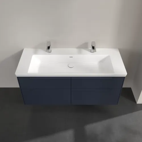Bild von VILLEROY BOCH Subway 3.0 Waschbeckenunterschrank, mit Beleuchtung, 4 Auszüge, 1272 x 576 x 478 mm, Marine Blue #C602L2VQ
