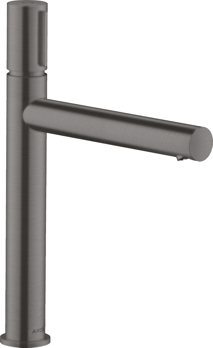 HANSGROHE AXOR Uno Waschtischmischer Select 200 für Aufsatzwaschtische mit Ablaufgarnitur #45013340 - Brushed Black Chrome