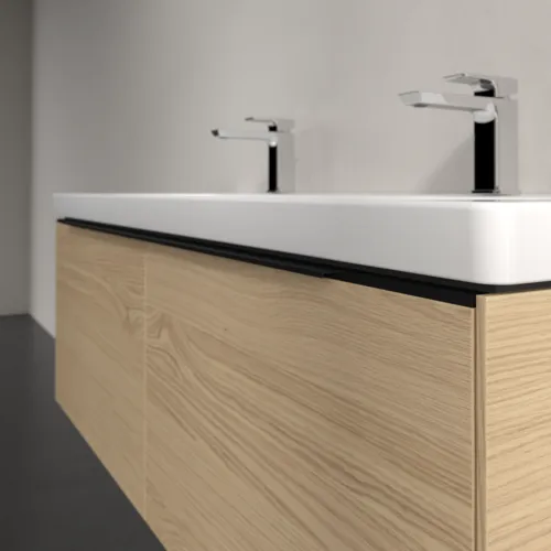 Bild von VILLEROY BOCH Subway 3.0 Waschbeckenunterschrank, mit Beleuchtung, 2 Auszüge, 1272 x 429 x 478 mm, Nordic Oak #C601L1VJ