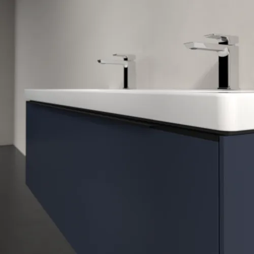 Bild von VILLEROY BOCH Subway 3.0 Waschbeckenunterschrank, mit Beleuchtung, 2 Auszüge, 1272 x 429 x 478 mm, Marine Blue #C601L1VQ