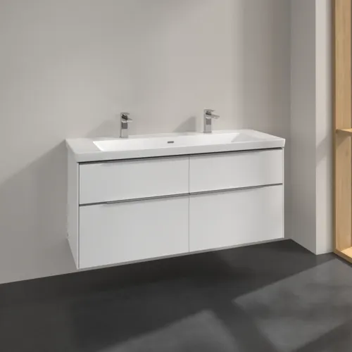 Bild von VILLEROY BOCH Subway 3.0 Waschbeckenunterschrank, 4 Auszüge, 1272 x 576 x 478 mm, Brilliant White #C60200VE