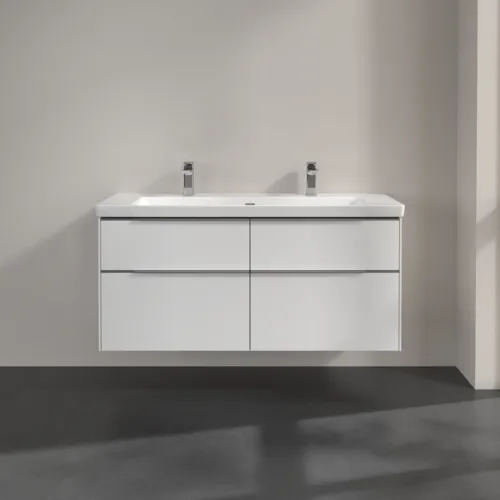 Bild von VILLEROY BOCH Subway 3.0 Waschbeckenunterschrank, 4 Auszüge, 1272 x 576 x 478 mm, Brilliant White #C60200VE