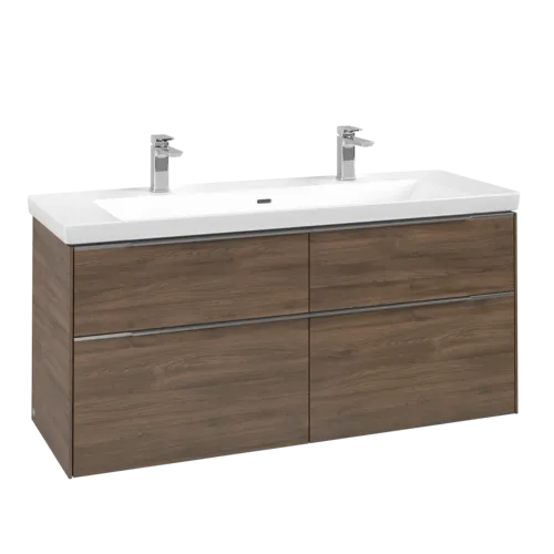 Picture of VILLEROY BOCH Subway 3.0 Vanity unit, 4 pull-out compartments, 1272 x 576 x 478 mm, Arizona Oak #C60200VH