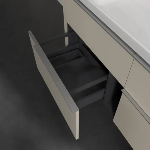 Bild von VILLEROY BOCH Subway 3.0 Waschbeckenunterschrank, 4 Auszüge, 1272 x 576 x 478 mm, Cashmere Grey #C60200VN