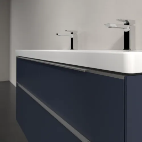 Bild von VILLEROY BOCH Subway 3.0 Waschbeckenunterschrank, 4 Auszüge, 1272 x 576 x 478 mm, Marine Blue #C60200VQ