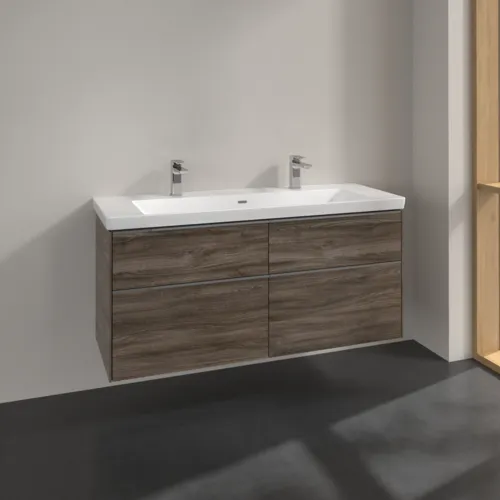 Picture of VILLEROY BOCH Subway 3.0 Vanity unit, 4 pull-out compartments, 1272 x 576 x 478 mm, Stone Oak #C60200RK