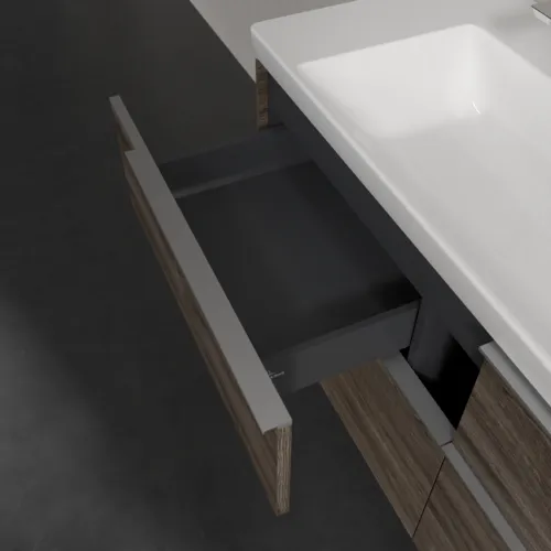 Picture of VILLEROY BOCH Subway 3.0 Vanity unit, 4 pull-out compartments, 1272 x 576 x 478 mm, Stone Oak #C60200RK