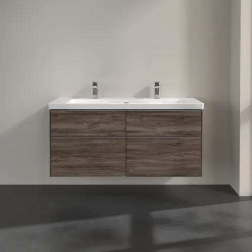 Picture of VILLEROY BOCH Subway 3.0 Vanity unit, 4 pull-out compartments, 1272 x 576 x 478 mm, Stone Oak #C60200RK