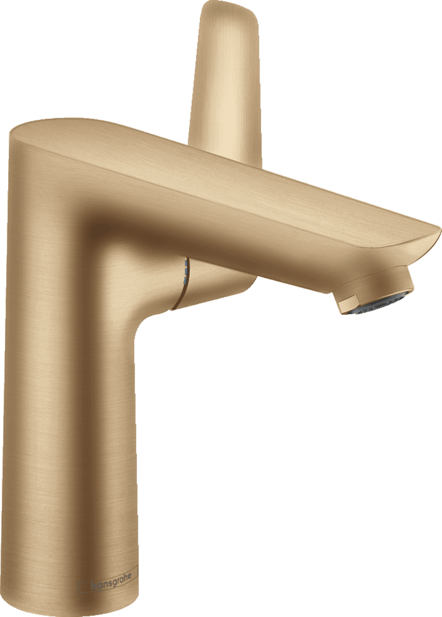 Зображення з  HANSGROHE Talis E Single lever basin mixer 150 with pop-up waste set #71754140 - Brushed Bronze