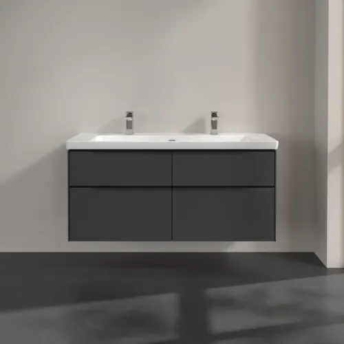Bild von VILLEROY BOCH Subway 3.0 Waschbeckenunterschrank, mit Beleuchtung, 4 Auszüge, 1272 x 576 x 478 mm, Graphite #C602L1VR