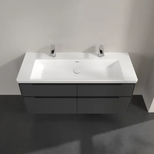 Bild von VILLEROY BOCH Subway 3.0 Waschbeckenunterschrank, mit Beleuchtung, 4 Auszüge, 1272 x 576 x 478 mm, Graphite #C602L1VR