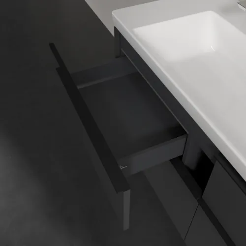 Bild von VILLEROY BOCH Subway 3.0 Waschbeckenunterschrank, mit Beleuchtung, 4 Auszüge, 1272 x 576 x 478 mm, Graphite #C602L1VR