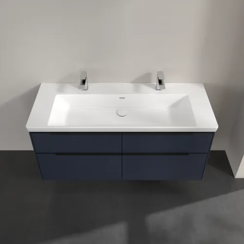 VILLEROY BOCH Subway 3.0 Waschbeckenunterschrank, mit Beleuchtung, 4 Auszüge, 1272 x 576 x 478 mm, Marine Blue #C602L1VQ, Bild 4