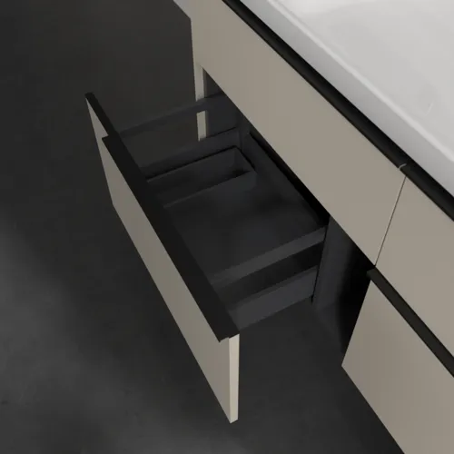 VILLEROY BOCH Subway 3.0 Waschbeckenunterschrank, mit Beleuchtung, 4 Auszüge, 1272 x 576 x 478 mm, Cashmere Grey #C602L1VN, Bild 7