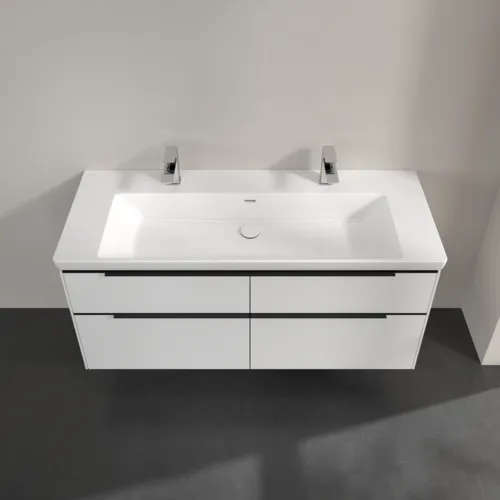Bild von VILLEROY BOCH Subway 3.0 Waschbeckenunterschrank, mit Beleuchtung, 4 Auszüge, 1272 x 576 x 478 mm, Pure White #C602L1VF