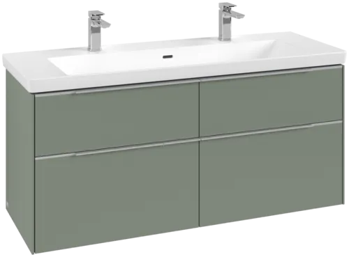 Picture of VILLEROY BOCH Subway 3.0 Vanity unit, 4 pull-out compartments, 1272 x 576 x 478 mm, Soft Green #C60200AF