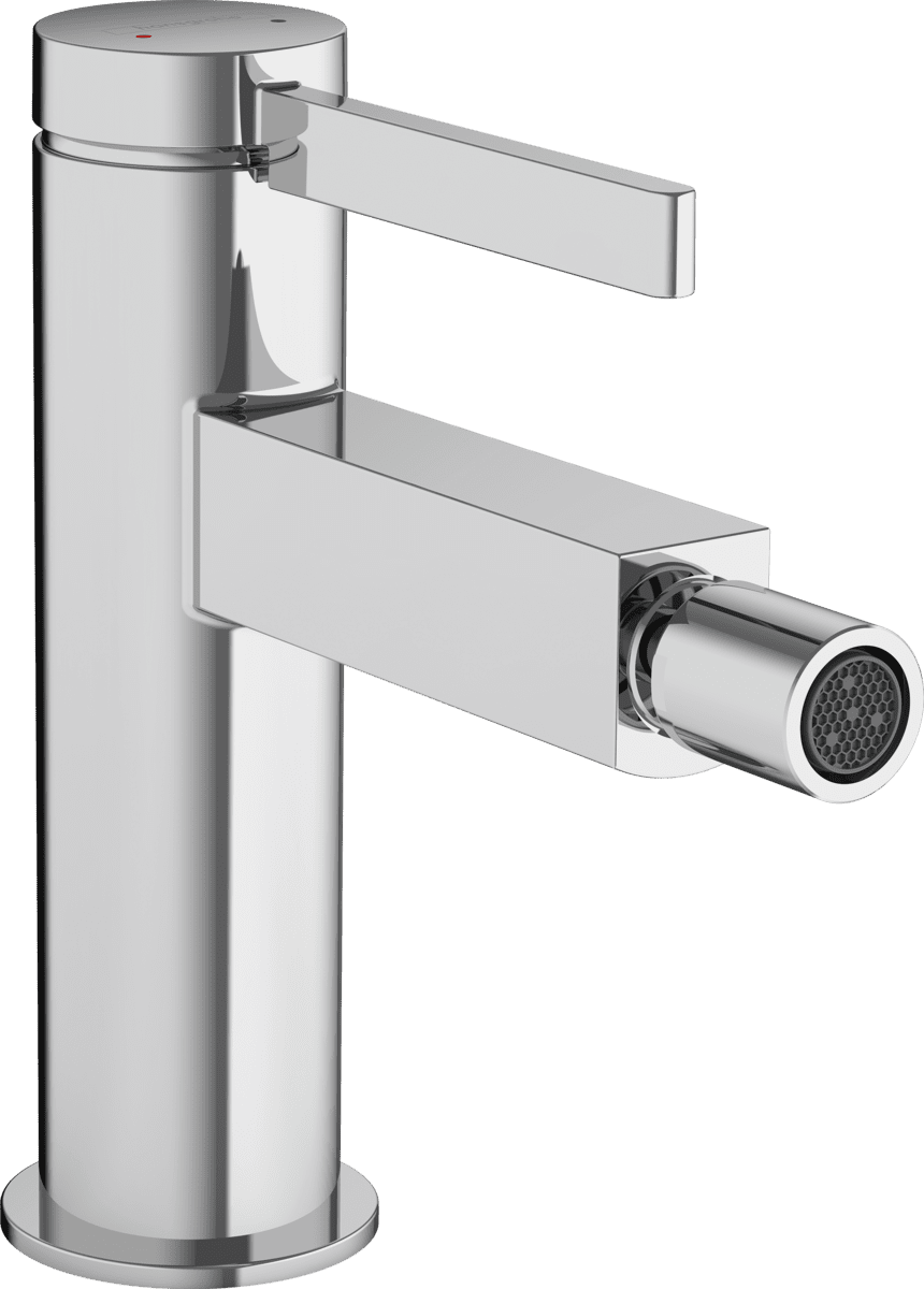 Bild von HANSGROHE Finoris Einhebel-Bidetmischer mit Push-Open Ablaufgarnitur #76200000 - Chrom