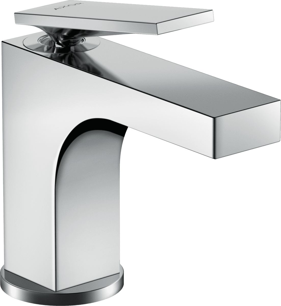 Bild von HANSGROHE AXOR Citterio Einhebel-Waschtischmischer 90 mit Hebelgriff für Handwaschbecken mit Zugstangen-Ablaufgarnitur #39022000 - Chrom
