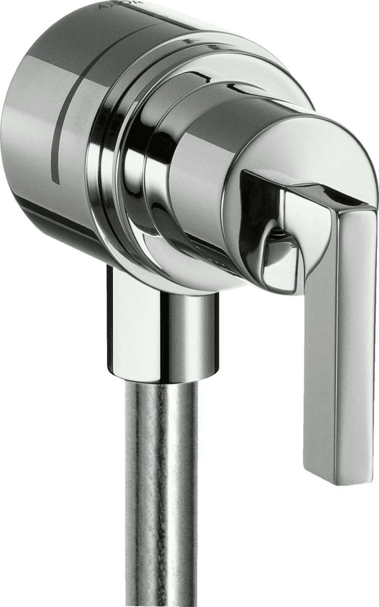 Bild von HANSGROHE AXOR Citterio Wandanschluss Stop mit Rückflussverhinderer, Absperrventil und Hebelgriff Chrom 39882000