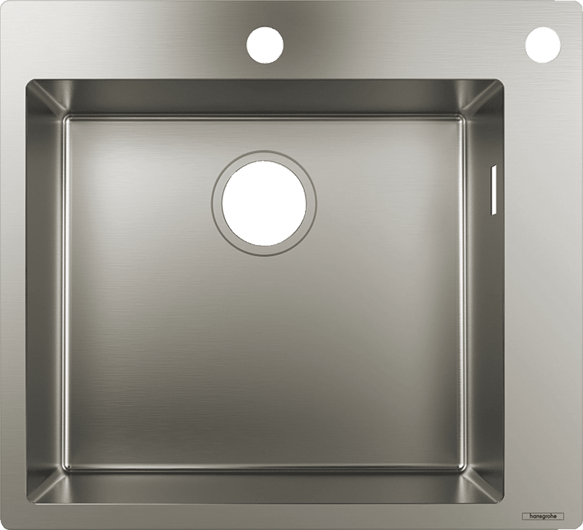 HANSGROHE S71 S712-F450 Einbauspüle 450 #43305800 - Edelstahl