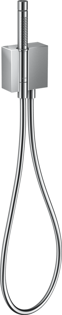 Зображення з  HANSGROHE AXOR Edge Porter unit with baton hand shower 2jet and shower hose #46520000 - Chrome