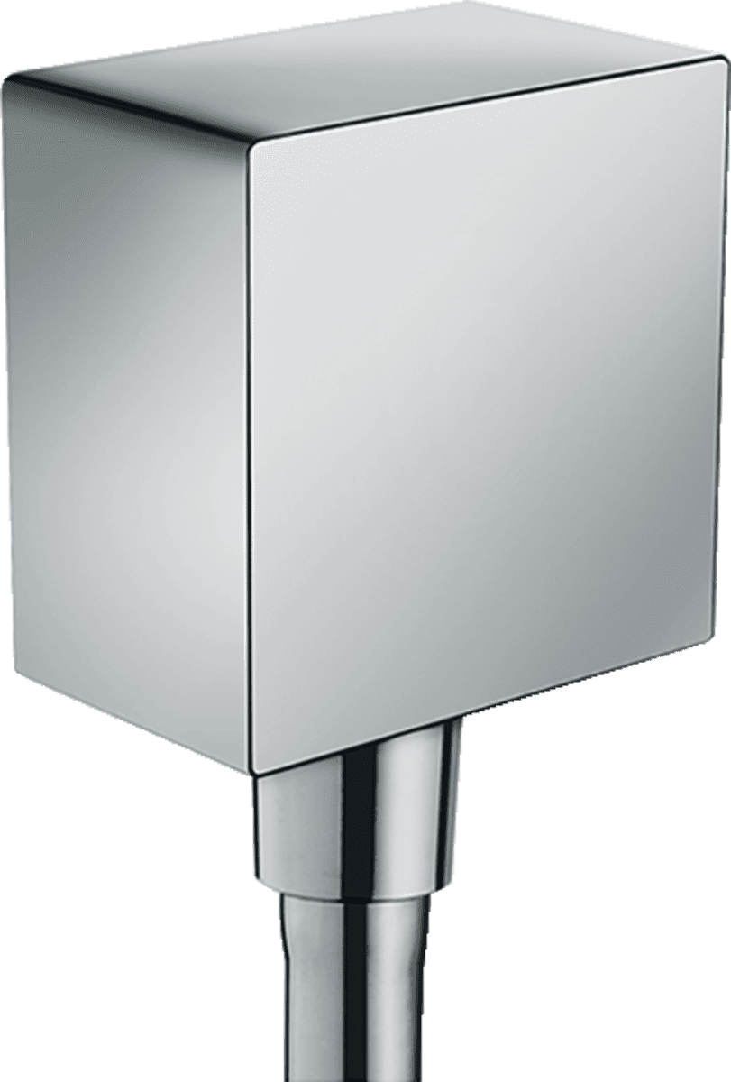 Bild von HANSGROHE FixFit Wandanschluss Square mit Rückflussverhinderer #26455000 - Chrom