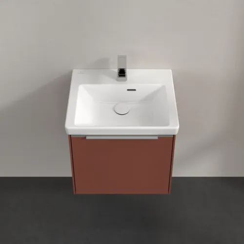 Bild von VILLEROY BOCH Subway 3.0 Waschbeckenunterschrank, mit Beleuchtung, 1 Auszug, 473 x 429 x 408 mm, Wine Red #C580L0AH