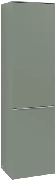 Bild von VILLEROY BOCH Subway 3.0 Hochschrank, 1 Tür, 1 Wäscheklappe, 450 x 1710 x 362 mm, Soft Green #C59200AF