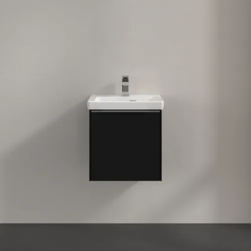 Bild von VILLEROY BOCH Subway 3.0 Waschbeckenunterschrank, 1 Tür, 423 x 429 x 378 mm, Volcano Black #C58100VL