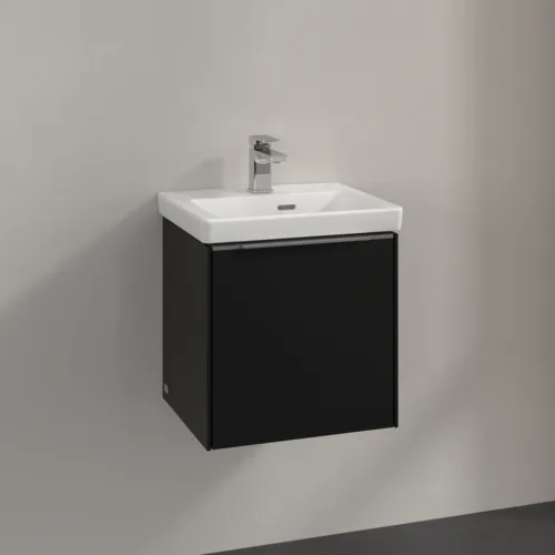 Bild von VILLEROY BOCH Subway 3.0 Waschbeckenunterschrank, 1 Tür, 423 x 429 x 378 mm, Volcano Black #C58100VL