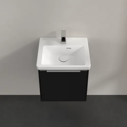 Bild von VILLEROY BOCH Subway 3.0 Waschbeckenunterschrank, 1 Tür, 423 x 429 x 378 mm, Volcano Black #C58100VL