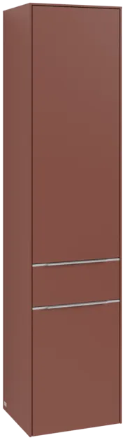 Зображення з  VILLEROY BOCH Subway 3.0 Tall cabinet, 2 doors, 1 pull-out compartment, 400 x 1710 x 362 mm, Wine Red #C59100AH