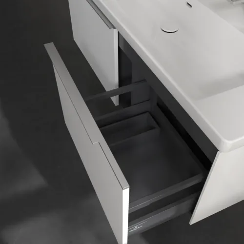 Bild von VILLEROY BOCH Subway 3.0 Waschbeckenunterschrank, 2 Auszüge, 1272 x 429 x 478 mm, Brilliant White #C60100VE