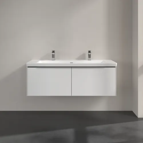 Bild von VILLEROY BOCH Subway 3.0 Waschbeckenunterschrank, 2 Auszüge, 1272 x 429 x 478 mm, Brilliant White #C60100VE