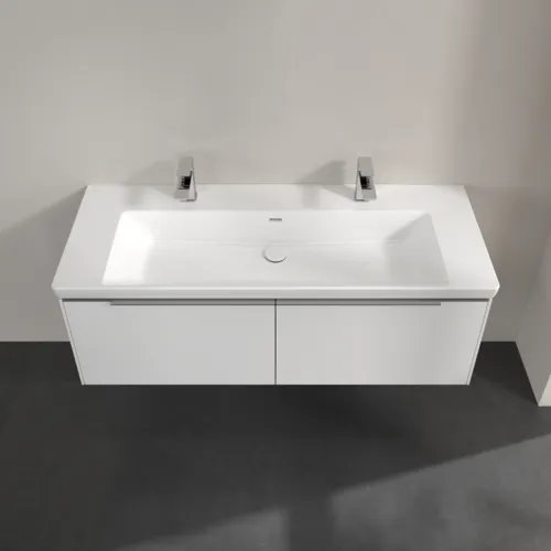 Bild von VILLEROY BOCH Subway 3.0 Waschbeckenunterschrank, 2 Auszüge, 1272 x 429 x 478 mm, Brilliant White #C60100VE