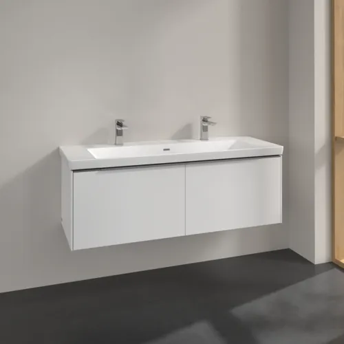 Bild von VILLEROY BOCH Subway 3.0 Waschbeckenunterschrank, 2 Auszüge, 1272 x 429 x 478 mm, Brilliant White #C60100VE