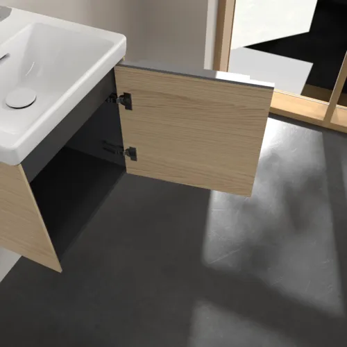 Bild von VILLEROY BOCH Subway 3.0 Waschbeckenunterschrank, 1 Tür, 423 x 429 x 378 mm, Nordic Oak #C58200VJ
