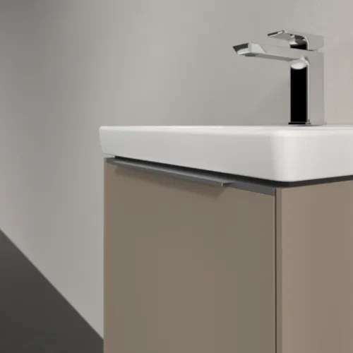 Bild von VILLEROY BOCH Subway 3.0 Waschbeckenunterschrank, 1 Tür, 423 x 429 x 378 mm, Taupe #C58200VM
